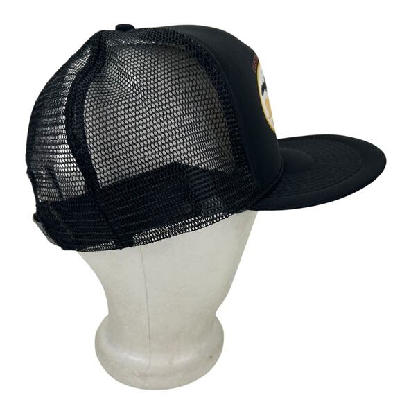 Mountain Oil Custom Lubricants Walla Walla Wa Hat Vtg Black Snapback Trucker Cap - Picture 5 of 9